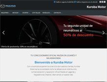 Tablet Screenshot of kurobamotor.com